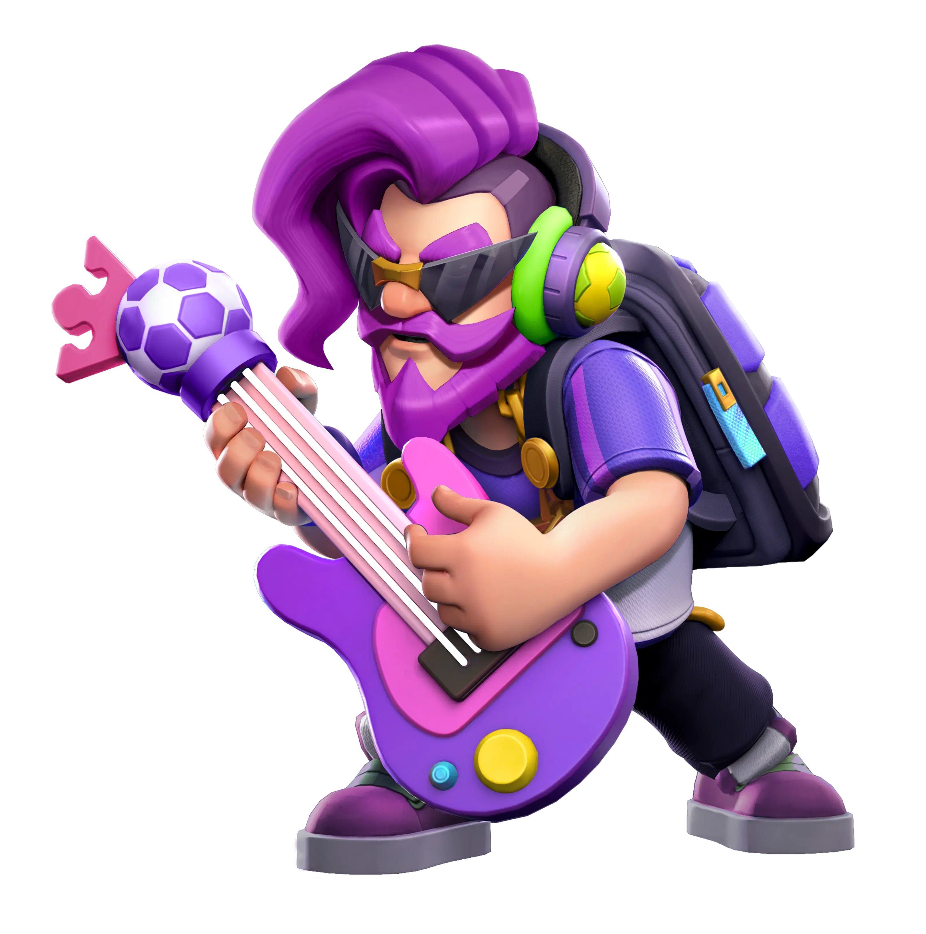 Violet Half-Time Warden skin artwork